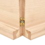 Encimera de baño madera maciza sin tratar 220x50x(2-6) cm de , Encimeras - Ref: Foro24-3156086, Precio: 154,84 €, Descuento: %