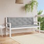 Cojín de banco de jardín tela Oxford gris 150x(50+50)x7 cm de , Cojines para sillas y sofás - Ref: Foro24-315017, Precio: 52,...
