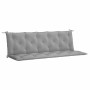 Cojín de banco de jardín tela Oxford gris 180x(50+50)x7 cm de , Cojines para sillas y sofás - Ref: Foro24-315029, Precio: 64,...