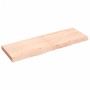Encimera de baño madera maciza sin tratar 120x40x(2-6) cm de , Encimeras - Ref: Foro24-3156044, Precio: 75,14 €, Descuento: %