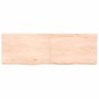 Encimera de baño madera maciza sin tratar 120x40x(2-6) cm de , Encimeras - Ref: Foro24-3156044, Precio: 75,14 €, Descuento: %