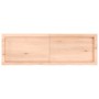 Encimera de baño madera maciza sin tratar 120x40x(2-6) cm de , Encimeras - Ref: Foro24-3156044, Precio: 75,14 €, Descuento: %