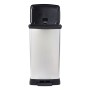 Curver Papelera de pedal Deco rectangular plateada 50 L de , Cubos de la basura y papeleras - Ref: Foro24-443829, Precio: 88,...