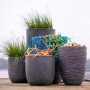 Capi Macetero bajo elegante Waste Rib gris 46x58 cm de , Maceteros y jardineras - Ref: Foro24-442102, Precio: 132,18 €, Descu...