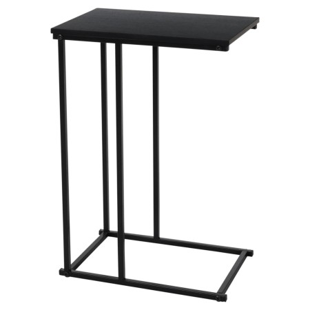 H&S Collection Mesa auxiliar con superficie de MDF negro de , Mesas auxiliares - Ref: Foro24-445862, Precio: 34,11 €, Descuen...