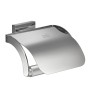 Kleine Wolke Portarrollo de papel higiénico con tapa Meo plateado de , Portarrollos - Ref: Foro24-442308, Precio: 43,90 €, De...