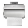 Kleine Wolke Portarrollo de papel higiénico con tapa Meo plateado de , Portarrollos - Ref: Foro24-442308, Precio: 43,90 €, De...