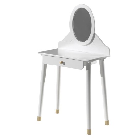 Vipack Mesa tocador para niños Billy con espejo madera blanco de , Tocadores para dormitorios - Ref: Foro24-442690, Precio: 1...