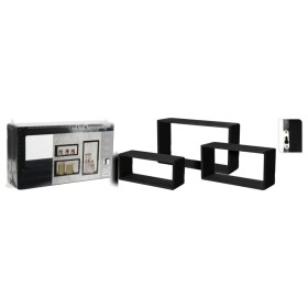 H&S Collection Juego de estantes de madera 3 piezas negro de , Estantes y estanterías - Ref: Foro24-445874, Precio: 35,56 €, ...