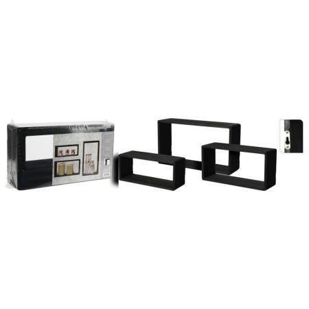 H&S Collection Juego de estantes de madera 3 piezas negro de , Estantes y estanterías - Ref: Foro24-445874, Precio: 35,56 €, ...