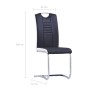 Juego de comedor 9 piezas cuero sintético negro de , muebles para cocinas y comedores - Ref: Foro24-3053165, Precio: 880,46 €...