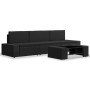 Juego de muebles de jardín 4 piezas ratán sintético negro de , Conjuntos de jardín - Ref: Foro24-3054577, Precio: 359,89 €, D...