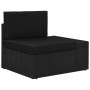 Juego de muebles de jardín 4 piezas ratán sintético negro de , Conjuntos de jardín - Ref: Foro24-3054577, Precio: 359,89 €, D...