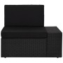 Juego de muebles de jardín 4 piezas ratán sintético negro de , Conjuntos de jardín - Ref: Foro24-3054577, Precio: 359,89 €, D...
