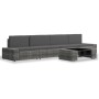 Juego de muebles de jardín 5 piezas ratán sintético gris de , Conjuntos de jardín - Ref: Foro24-3054606, Precio: 414,80 €, De...