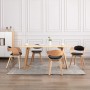Sillas de comedor 4 uds madera curvada y cuero sintético de , Sillas de comedor - Ref: Foro24-3054818, Precio: 555,92 €, Desc...