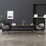 Sillas de comedor giratorias 2 unidades tela gris de , Sillas de comedor - Ref: Foro24-3054866, Precio: 278,42 €, Descuento: %