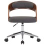 Sillas de comedor girartorias 4 uds madera curvada y tela gris de , Sillas de comedor - Ref: Foro24-3054921, Precio: 483,73 €...