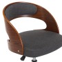 Sillas de comedor girartorias 4 uds madera curvada y tela gris de , Sillas de comedor - Ref: Foro24-3054921, Precio: 483,73 €...