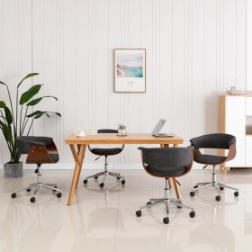 Sillas de comedor giratorias 4 uds tela gris de , Sillas de comedor - Ref: Foro24-3054885, Precio: 596,98 €, Descuento: %