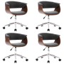 Sillas de comedor giratorias 4 uds tela gris de , Sillas de comedor - Ref: Foro24-3054885, Precio: 596,98 €, Descuento: %