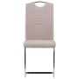 Juego de comedor 9 piezas cuero sintético color capuchino de , muebles para cocinas y comedores - Ref: Foro24-3053171, Precio...