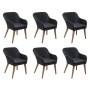Juego de comedor de jardín 7 piezas ratán sintético negro de , Conjuntos de jardín - Ref: Foro24-3057812, Precio: 949,89 €, D...