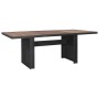 Juego de comedor de jardín 7 piezas ratán sintético negro de , Conjuntos de jardín - Ref: Foro24-3057812, Precio: 949,89 €, D...