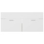 Mueble con lavabo aglomerado blanco y roble Sonoma de vidaXL, Tocadores de baño - Ref: Foro24-3070852, Precio: 294,30 €, Desc...