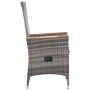 Set de muebles de jardín 3 pzas y cojines ratán sintético gris de , Conjuntos de jardín - Ref: Foro24-3059364, Precio: 331,46...