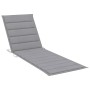 Tumbona de jardín con mesa y cojín madera maciza de acacia de , Tumbonas - Ref: Foro24-3061618, Precio: 228,13 €, Descuento: %