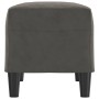 Banco de terciopelo gris oscuro 70x35x41 cm de , Bancos - Ref: Foro24-349398, Precio: 44,52 €, Descuento: %