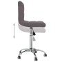 Silla de oficina giratoria tela gris taupe de , Sillas de oficina - Ref: Foro24-334322, Precio: 83,28 €, Descuento: %
