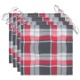 Sillas comedor de jardín 3 uds madera maciza acacia y cojines de , Sillas de jardín - Ref: Foro24-3064360, Precio: 209,33 €, ...