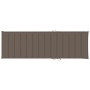Tumbona con cojín gris taupé madera de pino impregnada de , Tumbonas - Ref: Foro24-3065857, Precio: 128,49 €, Descuento: %