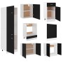 Juego de muebles de cocina 7 piezas madera de ingeniería negro de , Armarios de cocina - Ref: Foro24-3067632, Precio: 479,31 ...