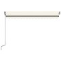 Toldo automático con LED y sensor de viento crema 400x350 cm de , Toldos - Ref: Foro24-3069192, Precio: 845,92 €, Descuento: %