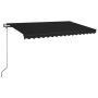 Toldo automático LED sensor de viento gris antracita 450x350 cm de , Toldos - Ref: Foro24-3069214, Precio: 653,78 €, Descuent...