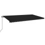 Toldo automático LED sensor de viento gris antracita 600x350 cm de , Toldos - Ref: Foro24-3069254, Precio: 948,25 €, Descuent...