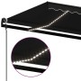 Toldo automático LED sensor de viento gris antracita 600x350 cm de , Toldos - Ref: Foro24-3069254, Precio: 948,25 €, Descuent...