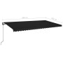 Toldo automático LED sensor de viento gris antracita 600x350 cm de , Toldos - Ref: Foro24-3069254, Precio: 948,25 €, Descuent...