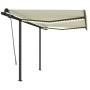 Toldo automático con LED sensor de viento color crema 3,5x2,5 m de , Toldos - Ref: Foro24-3070132, Precio: 622,12 €, Descuent...