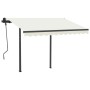 Toldo automático con LED sensor de viento color crema 3,5x2,5 m de , Toldos - Ref: Foro24-3070132, Precio: 622,12 €, Descuent...