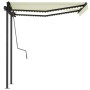 Toldo automático con LED sensor de viento color crema 3,5x2,5 m de , Toldos - Ref: Foro24-3070132, Precio: 622,12 €, Descuent...