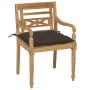 Sillas Batavia 6 unidades madera maciza de teca con cojines de , Sillas de jardín - Ref: Foro24-3073345, Precio: 759,98 €, De...