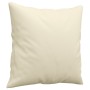 Sofá de 2 plazas con cojines cuero sintético color crema 140 cm de , Sofás - Ref: Foro24-3200989, Precio: 307,35 €, Descuento: %