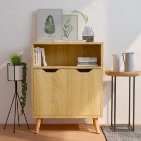 Aparador de madera de ingeniería roble Sonoma 60x30x72 cm de vidaXL, Aparadores - Ref: Foro24-326825, Precio: 80,63 €, Descue...