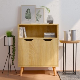 Aparador de madera de ingeniería roble Sonoma 60x30x72 cm de vidaXL, Aparadores - Ref: Foro24-326825, Precio: 82,06 €, Descue...