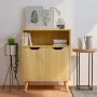 Aparador de madera de ingeniería roble Sonoma 60x30x72 cm de vidaXL, Aparadores - Ref: Foro24-326825, Precio: 80,63 €, Descue...