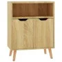 Aparador de madera de ingeniería roble Sonoma 60x30x72 cm de vidaXL, Aparadores - Ref: Foro24-326825, Precio: 80,63 €, Descue...